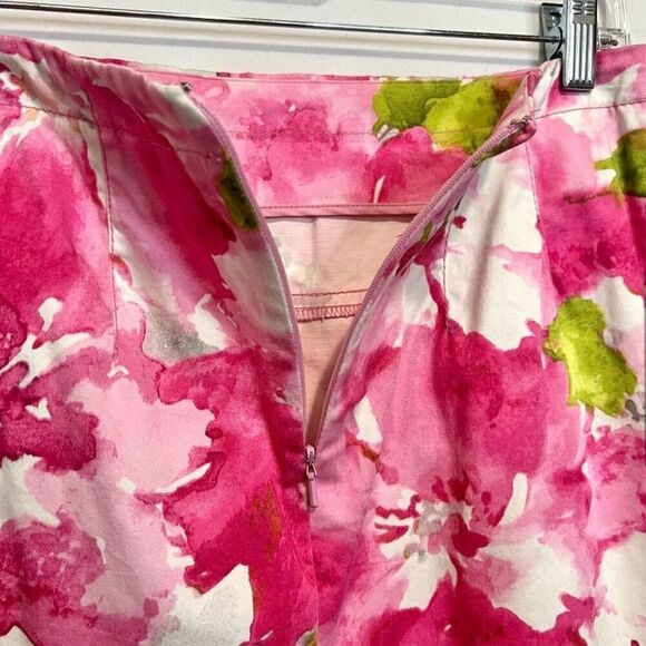 Anne Klein Women's Floral A-Line Skirt Size 4 Multicolor Casual Spring - Picture 4 of 10